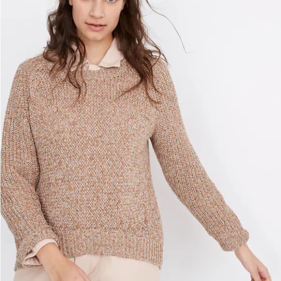 Madewell Sweaters - NWT! Madewell Marled Beverly Pullover Sweater M